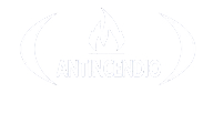 Logo iconografico della certificazione Antincendio versione bianca